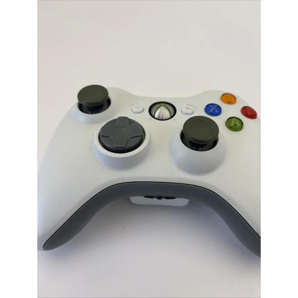 Official OEM Microsoft Xbox 360 Wireless Controller White PARTS ONLY No Cover
